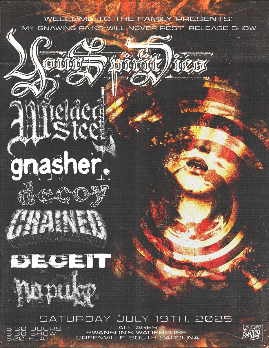 Liberal Cowboy (@dylan_wttf) on Twitter photo Metalcore summer
<a href="/yourspiritdies/">YOUR SPIRIT DIES</a> hometown release show w/ <a href="/WieldedSteel/">Wielded Steel</a> and friends
Can't wait to party rock w/ <a href="/cyruspatel_/">Cyrus Patel</a> again Metalcore summer
<a href="/yourspiritdies/">YOUR SPIRIT DIES</a> hometown release show w/ <a href="/WieldedSteel/">Wielded Steel</a> and friends
Can't wait to party rock w/ <a href="/cyruspatel_/">Cyrus Patel</a> again