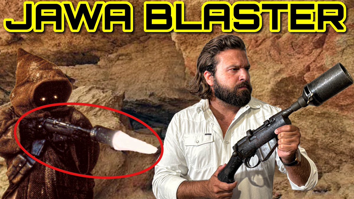 New video is up! We made a real, firing Jawa Blaster, and talk about how they were actually a real military weapon.