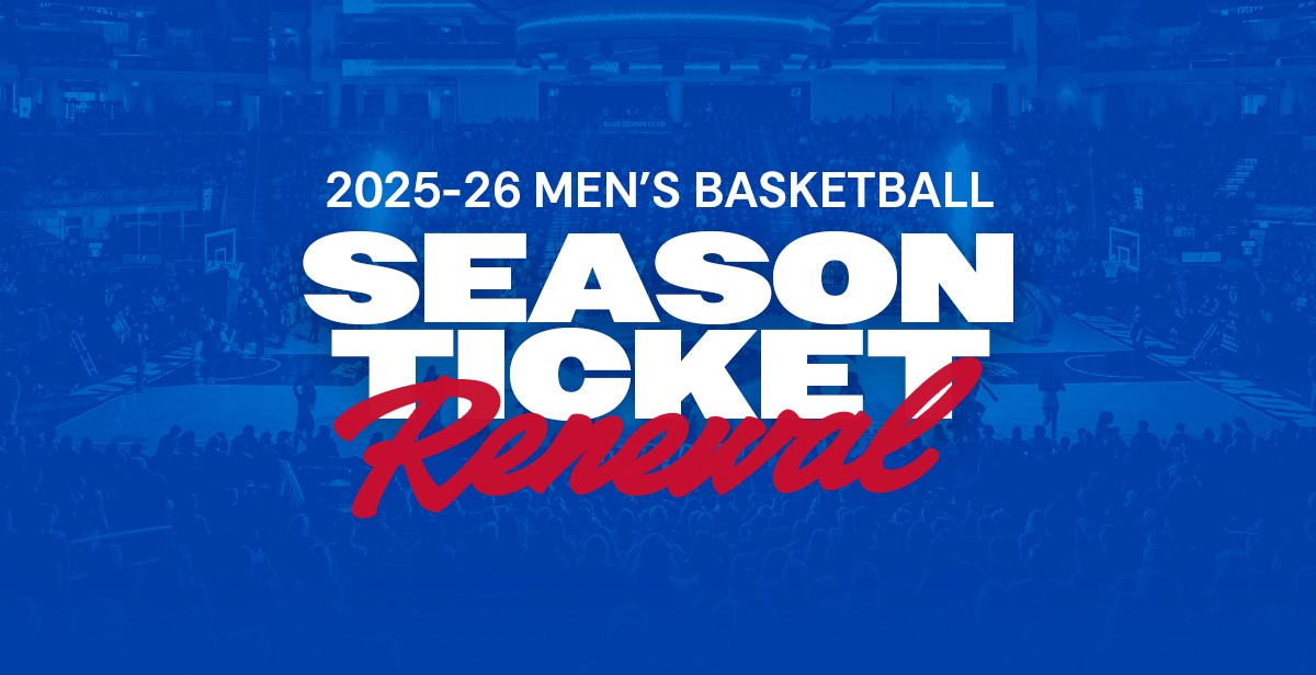 DePaul Ticket Office (@depaultickets) on Twitter photo The foundation is set 🧱, join us for what’s next!
🔵👿🏀
Season Ticket Holders, it's time to renew your <a href="/DePaulAthletics/">DePaul Athletics</a> Men's Basketball season tickets.
🗓️Renewal Commitment Deadline is July 1st
🔗Login to your renewal portal at DePaulBlueDemons.com/renew The foundation is set 🧱, join us for what’s next!
🔵👿🏀
Season Ticket Holders, it's time to renew your <a href="/DePaulAthletics/">DePaul Athletics</a> Men's Basketball season tickets.
🗓️Renewal Commitment Deadline is July 1st
🔗Login to your renewal portal at DePaulBlueDemons.com/renew