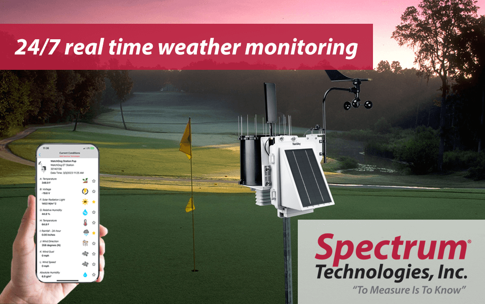 Achieve turfgrass that is healthy and produces consistent playability. Trusted by the top #turf managers, our WatchDog® Weather Stations monitor current weather conditions and integrate with our FieldScout® app to provide real time weather monitoring.
specmeters.com/turf
