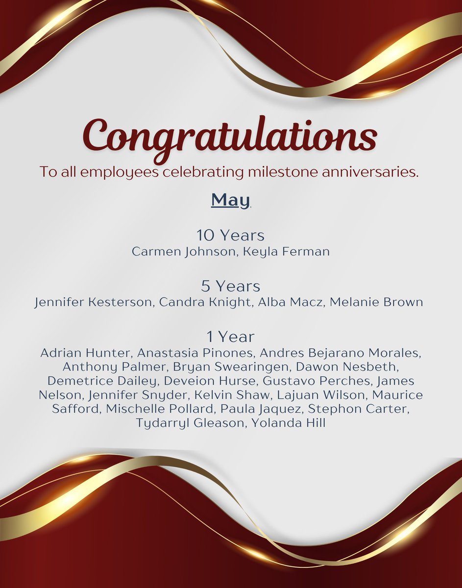 A huge shoutout to our amazing team members celebrating work anniversaries this April! Your dedication, hard work, and passion help drive our mission, and we’re so grateful to have you as part of the McCormack Baron family.
.
.
.
#MBstrong #Teamwork #WorkAnniversary #Gratitude