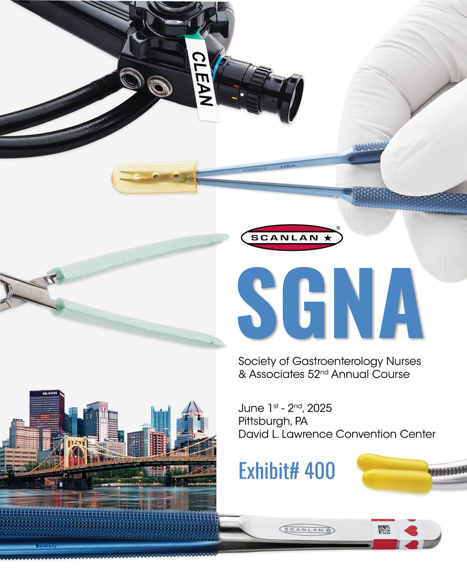 Scanlan International (@scanlaninc) on Twitter photo Stop by and visit us at #SGNA2025 Exhibit# 400
We are excited to show you our high-quality instrument care products including Easy-Tag⢠Tracking System! <a href="/SGNAOnline/">Society of Gastroenterology Nurses and Associates</a>
scanlaninternational.com/scanlan-produc⦠Stop by and visit us at #SGNA2025 Exhibit# 400
We are excited to show you our high-quality instrument care products including Easy-Tag⢠Tracking System! <a href="/SGNAOnline/">Society of Gastroenterology Nurses and Associates</a>
scanlaninternational.com/scanlan-producā¦