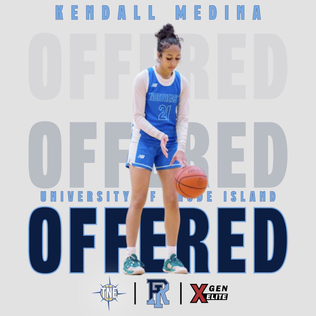 Team Northeast (@teamnehoops) on Twitter photo Congrats to 2028 Kendall Medina <a href="/Kendall_Medinaa/">Kendall Medina</a> on her recent offer from <a href="/TReiss32/">Tammi Reiss</a> & <a href="/RhodyWBB/">Rhody WBB</a>. #TeamNExXGEN Congrats to 2028 Kendall Medina <a href="/Kendall_Medinaa/">Kendall Medina</a> on her recent offer from <a href="/TReiss32/">Tammi Reiss</a> & <a href="/RhodyWBB/">Rhody WBB</a>. #TeamNExXGEN