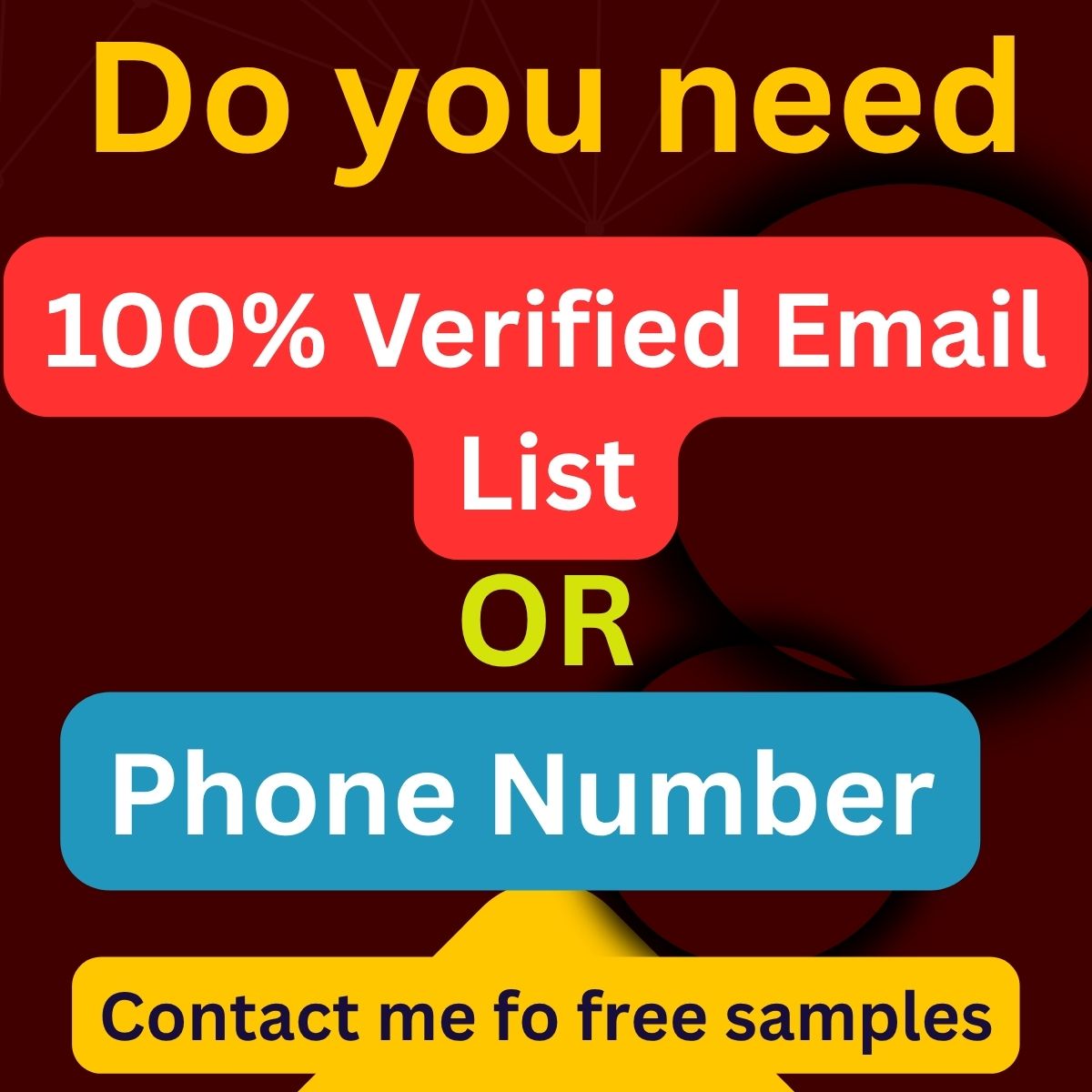 amitkumar191292's tweet image. 🎤 Do you need a 100% verified email list or phone numbers for your outreach campaigns? 🍀

👉 For details and order

- Fiverr link : fiverr.com/s/dDjrdg2

- For samples: docs.google.com/spreadsheets/d…

#LeadGeneration #EmailMarketing #SalesEnablement #B2BMarketing #DataQuality