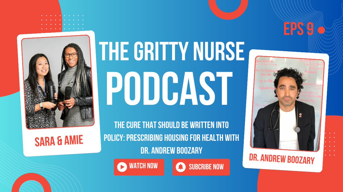 Amie Archibald-Varley (@amievarley) on Twitter photo This week on The Gritty Nurse Podcast, we're diving deep into a topic that's should not be considered revolutionary--but is fundamentally human and morally ethical: the idea that a safe, stable and affordable housing should be considered a prescription for health with <a href="/drandrewb/">Andrew Boozary MD</a> This week on The Gritty Nurse Podcast, we're diving deep into a topic that's should not be considered revolutionary--but is fundamentally human and morally ethical: the idea that a safe, stable and affordable housing should be considered a prescription for health with <a href="/drandrewb/">Andrew Boozary MD</a>