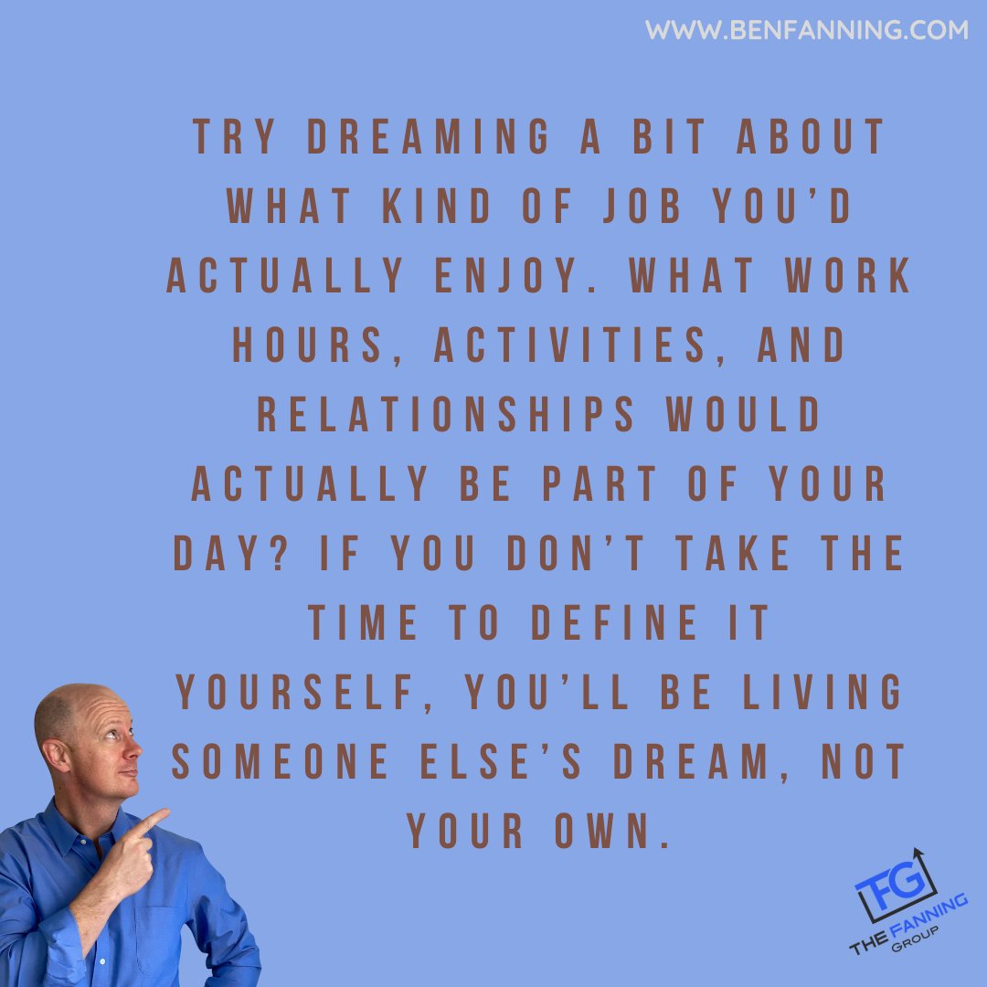 Define what your ideal job looks like #quicktip #QuitAlternative