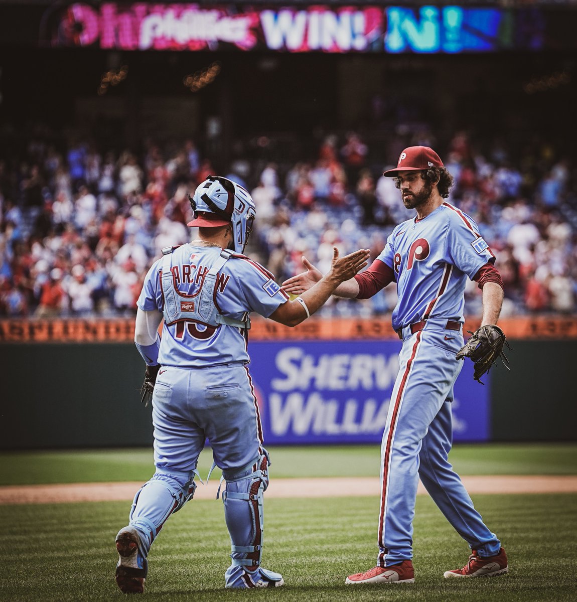 Phillies's tweet photo. Well, that was fun!
Brb for round two https://t.co/WN95BzqUbi
