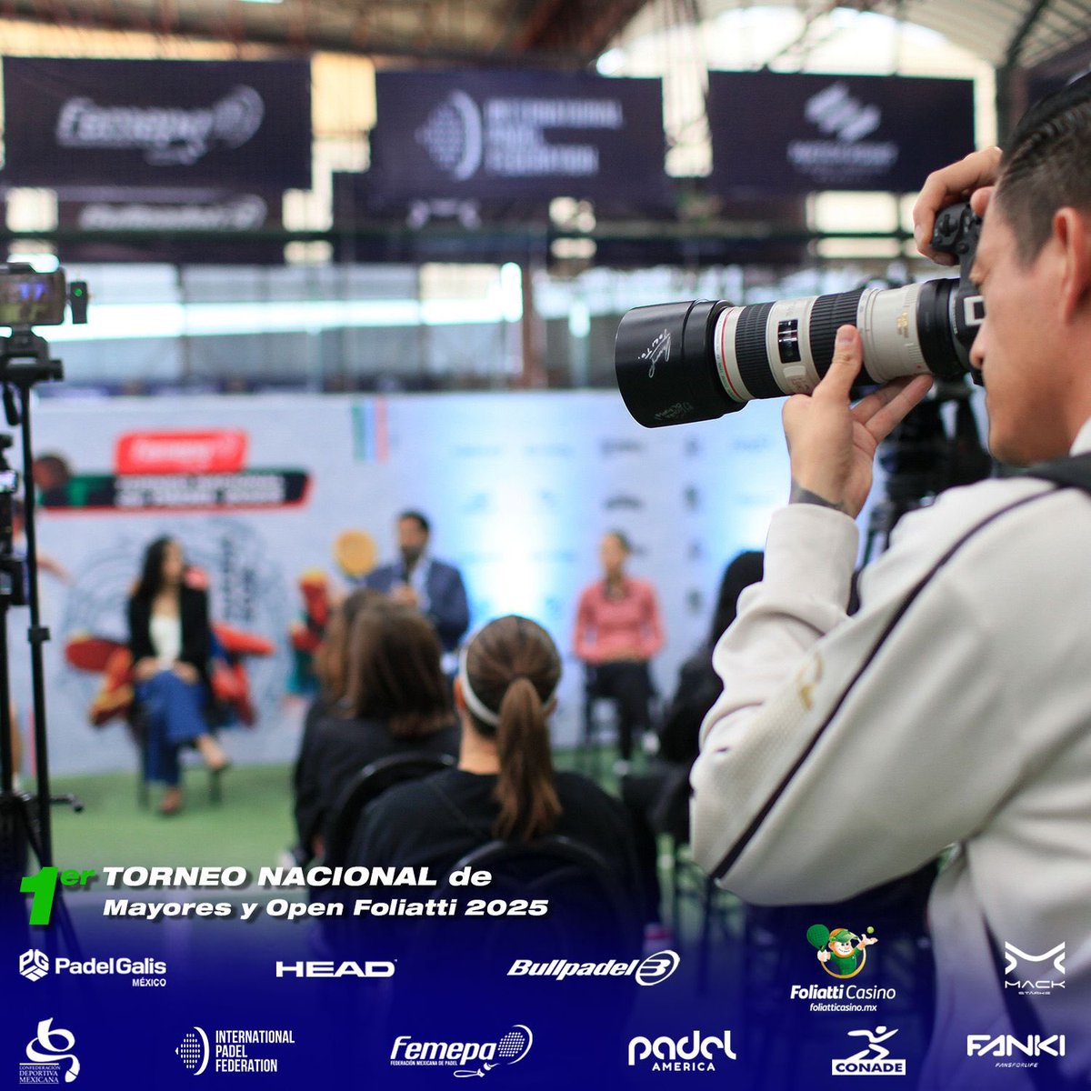 🎥Rueda de prensa del 1er nacional de mayores y open 2025 
.
@matchpointpue 
<a href="/xpert/">xpert</a>.padel 
@padelstate 
#yosoyfemepa #femepa #padel