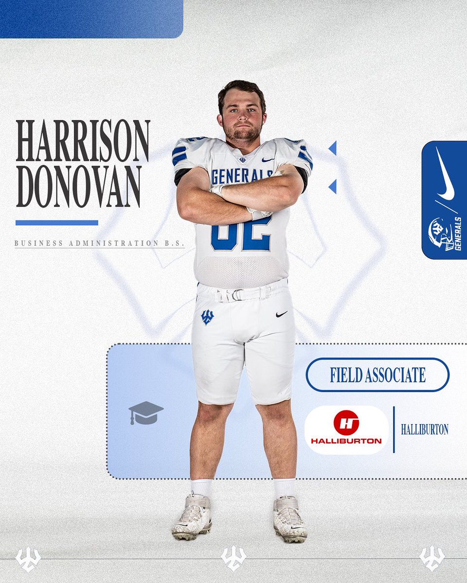 Shouting out Harrison Donovan as he gets ready for the next chapter! A Business Administration major, Harrison is joining Halliburton as a Field Associate. Proud of all he’s brought to the trenches and beyond. #GWD #GoB16