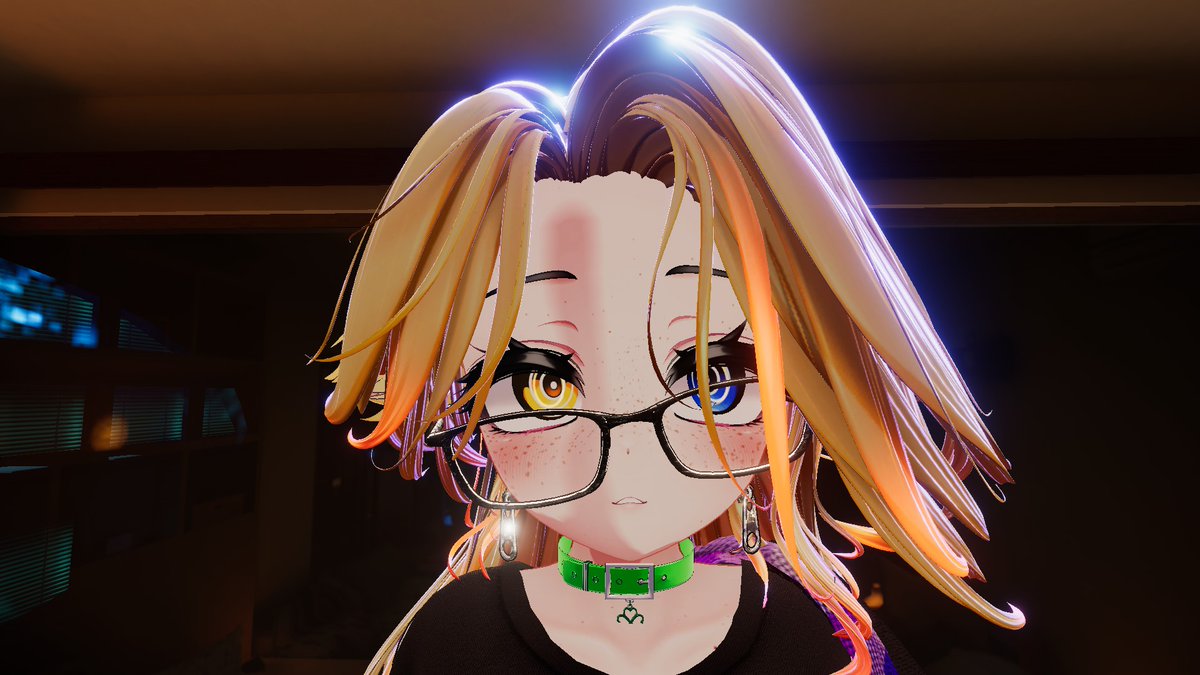did you know the new hair can glow too?? :3