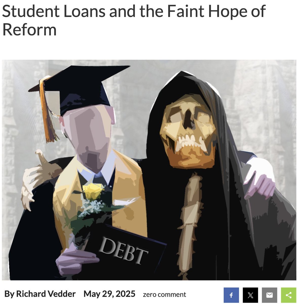 The federal student loan program has been a catastrophic policy failure. It has driven up college costs, rewarded mediocrity, fueled ideological bloat, and burdened taxpayers with unsustainable debt. Yet meaningful reform remains unlikely due to political gridlock and bipartisan