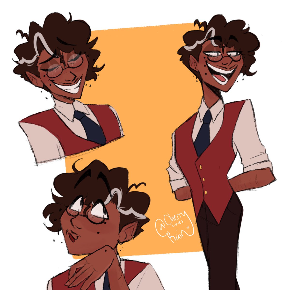 Old ass man thing #HazbinHotelAlastor #HazbinHotel