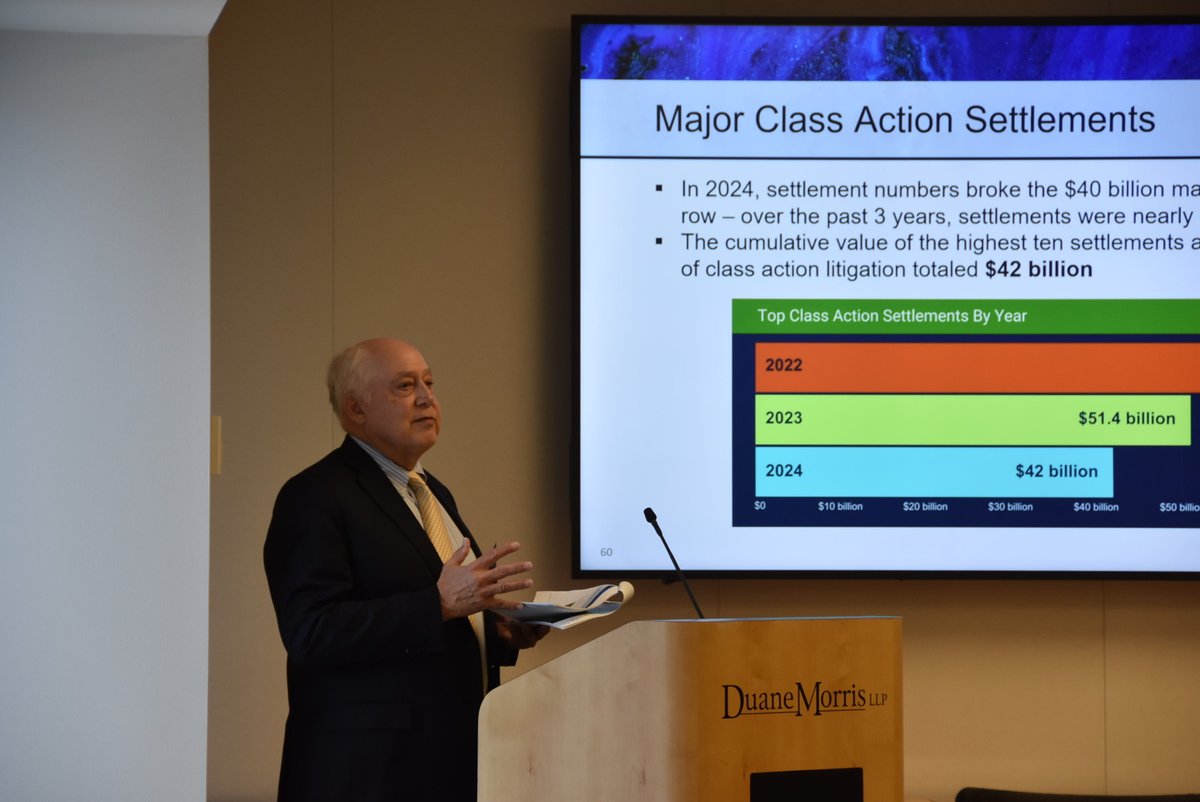 g_maatman's tweet photo. Thank you to our clients who joined us today for our annual Developments in Workplace Law and Practice seminar in Chicago. It was a pleasure to speak on key class action trends and the unprecedented changes at the EEOC this year shaping government enforcement litigation. https://t.co/yv8Msrq7tq