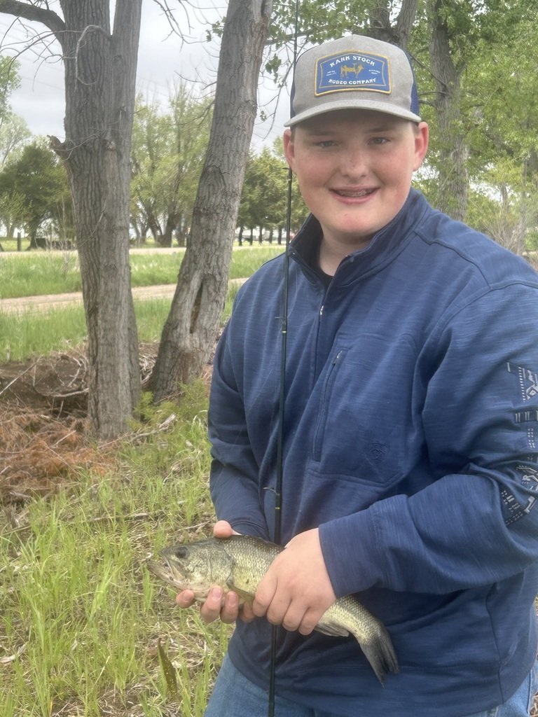 AdamsMSBulldogs's tweet photo. Another successful  PBiS Bark card reward day.  Fishing with the principal.  Thank you Mr. Brosius for helping us. https://t.co/FrJ3dgu9vY