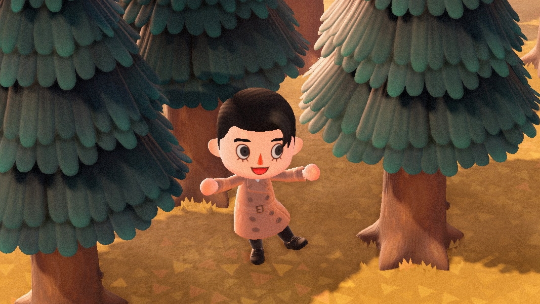 schumisnoopy's tweet photo. dale cooper in animal crossing https://t.co/D5454VUIJi