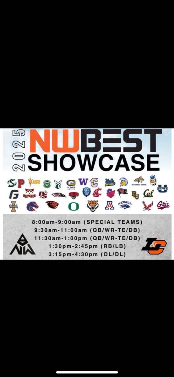 Parker Gibson (@parkerg003) on Twitter photo Super exited to compete this weekend at the NW best showcase!
LB-1:30
<a href="/mvp7on7/">MVP Elite Football</a>
<a href="/Coach_Lav44/">Kyle Lavender</a>
<a href="/BrandonHuffman/">Brandon Huffman</a> Super exited to compete this weekend at the NW best showcase!
LB-1:30
<a href="/mvp7on7/">MVP Elite Football</a>
<a href="/Coach_Lav44/">Kyle Lavender</a>
<a href="/BrandonHuffman/">Brandon Huffman</a>