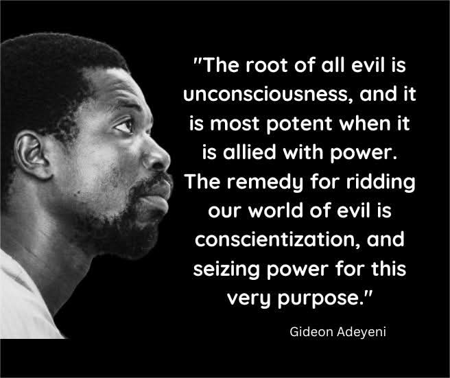 csatf_ng's tweet photo. The root of all evil is unconsciousness!

#FEEMUSTFALL https://t.co/l8cGtALneY