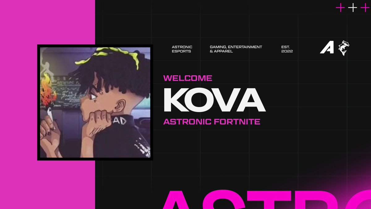 It's time to introduce a third member to our new Fortnite roster...

Please Welcome <a href="/Kovafv/">Kovafv 🇭🇷</a> 🇭🇷

#ASTRWIN