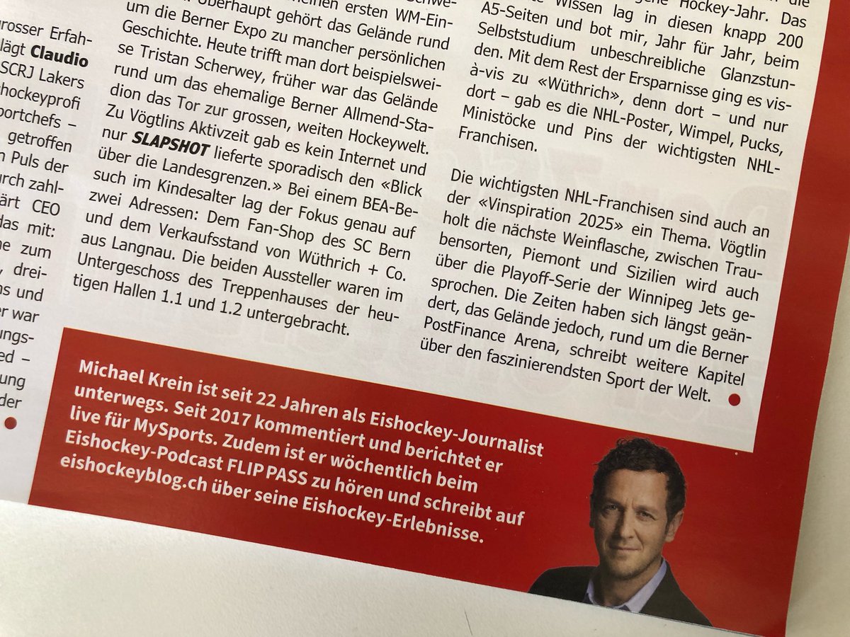 kr1blog's tweet photo. „Krein on Tour,“ gibts monatlich im Eishockey-Magazin SLAPSHOT - (#7) oder auf https://t.co/Al38pF3RqK - Inspirierendes Berner Expo-Gelände #kreinontour #NationalLeague https://t.co/s1N8O0kHrW