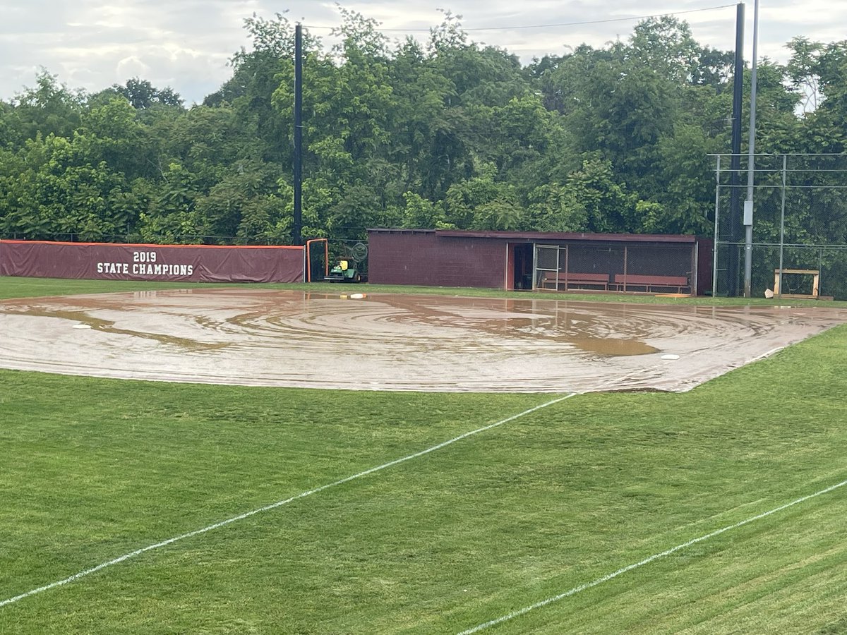 Mother Nature has other plans for softball, game is cancelled for this evening.