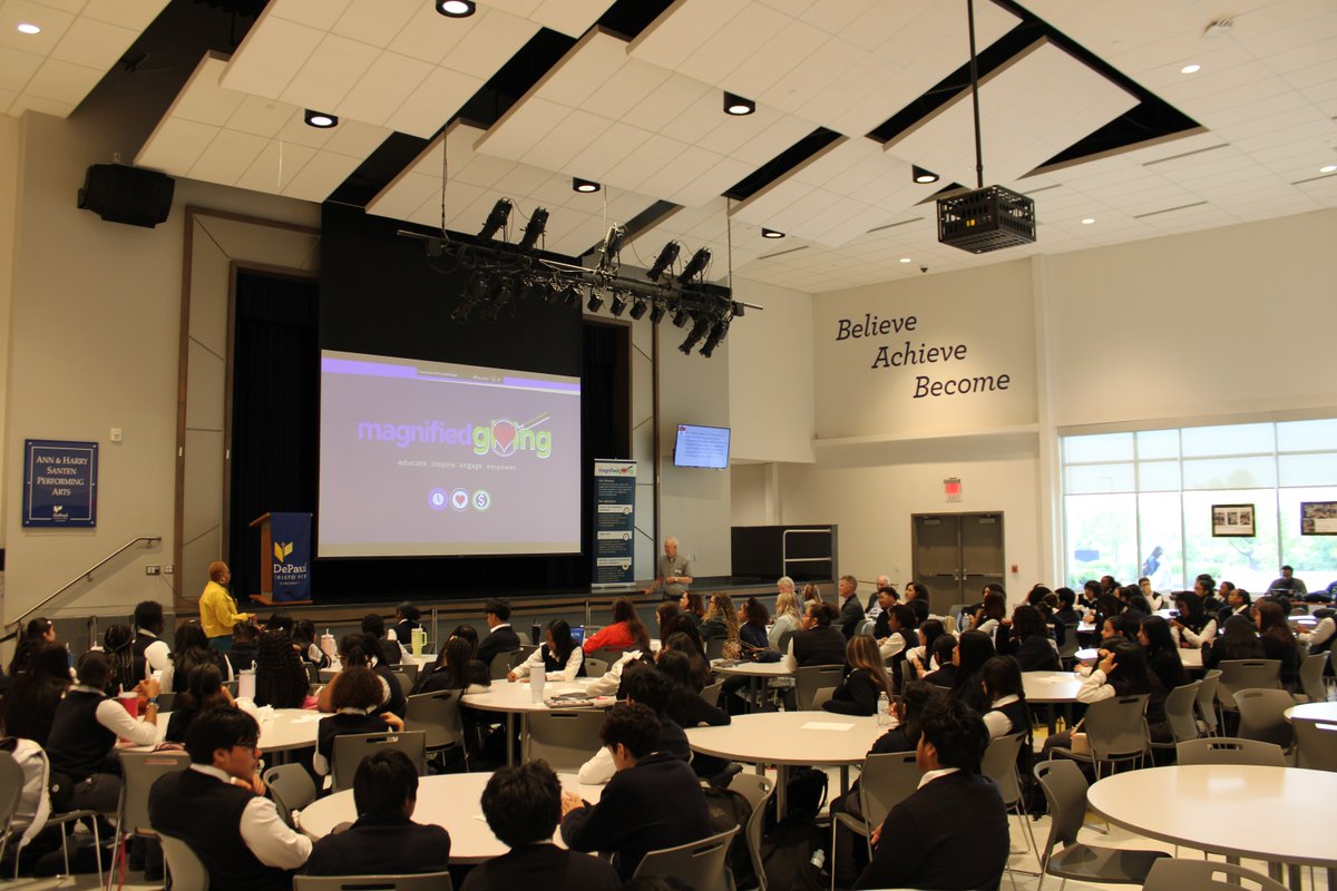 MagnifiedGiving's tweet image. back in early may, @depaulcristorey’s freshman class awarded $6K to local nonprofits—86 students doing real philanthropy in action! so proud of these young grantmakers. 💙 #youthphilanthropy #dpcr #magnifiedgiving #cincy