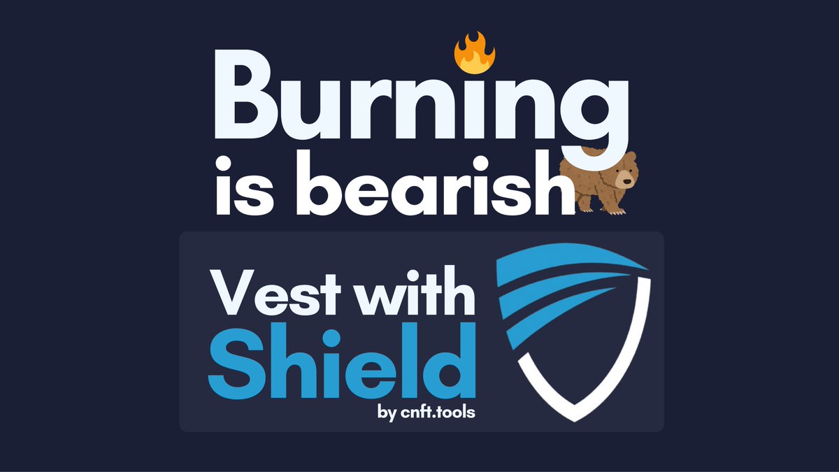 KC8 (Points, MD) (@pointsmd) on Twitter photo Stop setting your tokens on fire! Start vesting them and protect you token and community!! <a href="/CnftTools/">CNFT Tools</a> #Toolish Stop setting your tokens on fire! Start vesting them and protect you token and community!! <a href="/CnftTools/">CNFT Tools</a> #Toolish