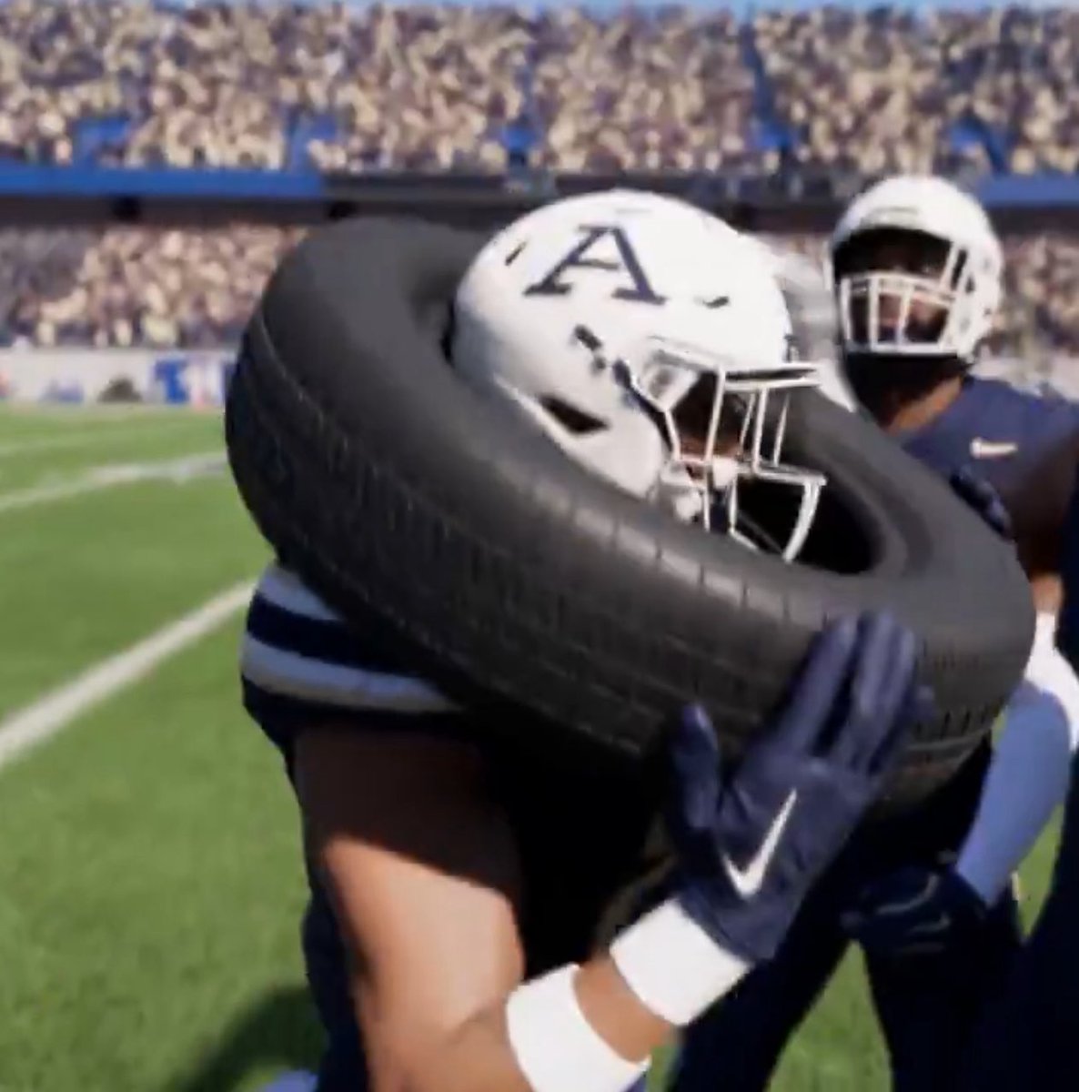 ZipsBarstool's tweet image. Akron being the only non P5 school in the CFB26 trailer just shows the absolute MOMENTUM this school has created this decade. Genuinely a culture-defining school