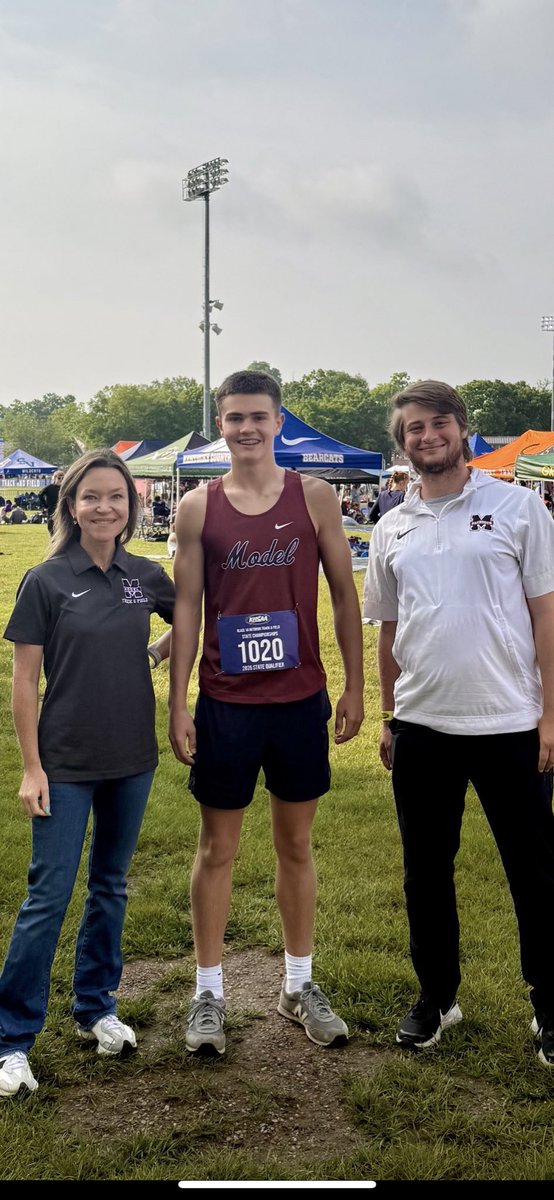 HIGH SCHOOL TRACK
KHSAA CLASS A STATE CHAMPIONSHIP
Thursday in Lexington … 

Model Laboratory’s Landon Mayo places 16th in 100 meter dash with a PR of 11.39

Mayo was one of only two freshman to qualify for the state final in the event
