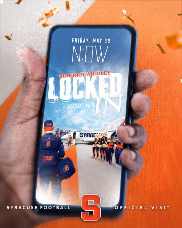Locked in🔒 <a href="/CuseFootball/">Syracuse Football</a> <a href="/FranBrownCuse/">Fran Brown</a> <a href="/CoachJdubSFA/">Justin Winters</a> <a href="/On3Recruits/">On3 Recruits</a> <a href="/MaxPreps/">MaxPreps</a> <a href="/247Sports/">247Sports</a> <a href="/espn/">ESPN</a>