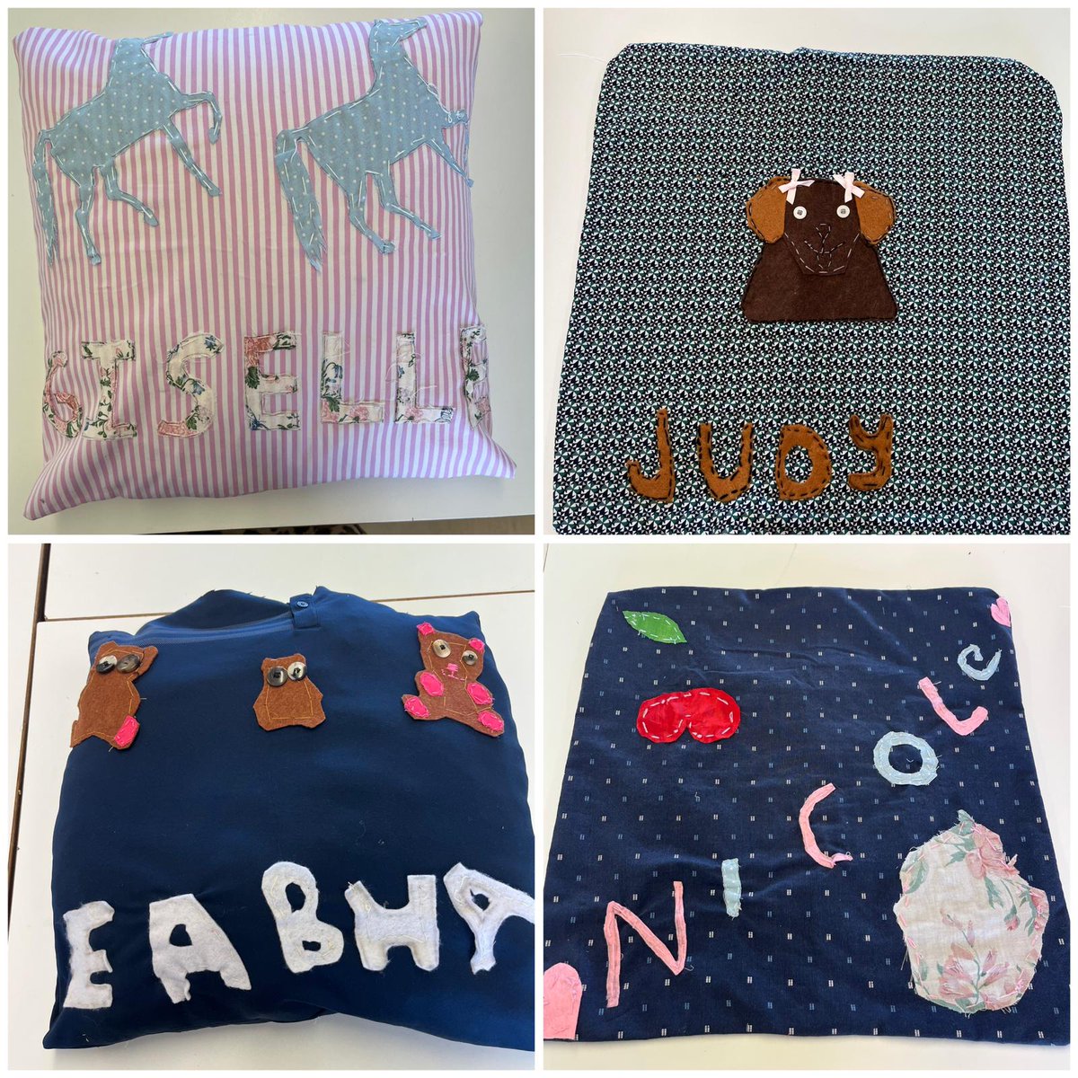 Ceardaíocht teicstílí cruthaitheacha déanta ag rang dara bliain san Eacanamaíocht Bhaile. Scileanna fuála den saol foghlama acu 👏🏻 🧵 🪡
<a href="/GRETBOfficial/">Galway and Roscommon ETB</a>