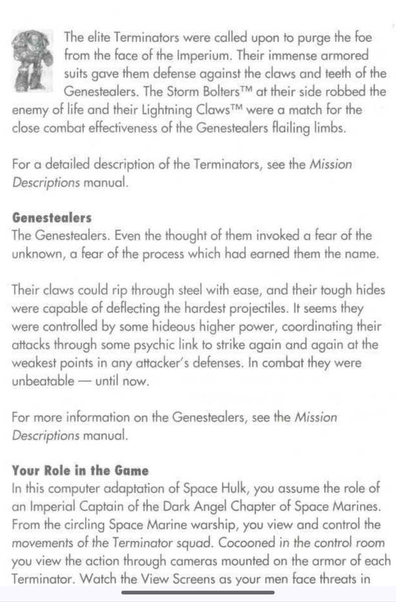 Ah, ye good ol' Storm Bolters™ and Lightning Claws™ 😎

Space Hulk Manual