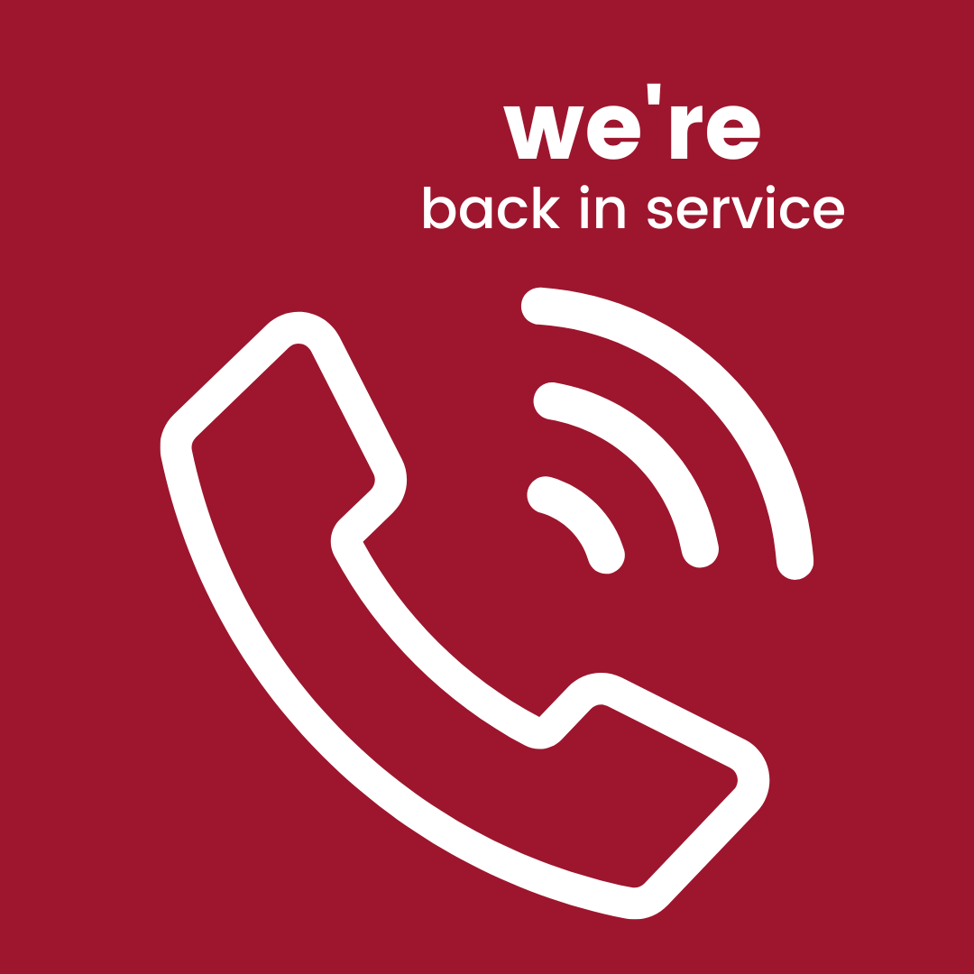 UPDATE: CCIA Phone lines restored.
Our phone system is back up and running! Thank you for your patience as we worked through the issue. You can once again reach us at 1-877-909-2333 during regular business hours.
