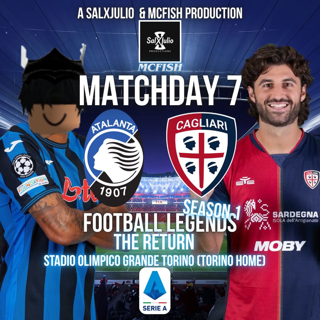 SXJ_Productions's tweet photo. THEY ARE BACK THEY ARE ON A STREAK YO AND THIS TIME THEY GOT CAGLIARI A DECENT SIDE BUT ATLANTA ARE ON FORM WHO YOU GOT? https://t.co/tg9gAJXmBE