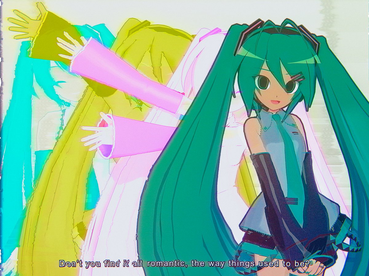 初音ミク 「static - majin_kz loves 初音ミク」|kioのイラスト