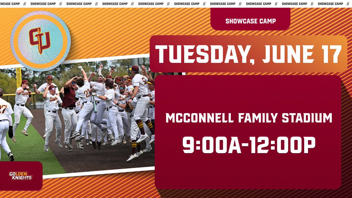 Gannon Baseball (@gannonbaseball) on Twitter photo 🚨 Calling all rising HS sophomores, juniors, seniors, and NCAA Transfer Portal Student-Athletes. We will be hosting a Showcase Camp on June 17th. This is a great opportunity to get in front of our entire coaching staff. Follow the link below to register!
gannonbaseballcamps.totalcamps.com/shop/EVENT 🚨 Calling all rising HS sophomores, juniors, seniors, and NCAA Transfer Portal Student-Athletes. We will be hosting a Showcase Camp on June 17th. This is a great opportunity to get in front of our entire coaching staff. Follow the link below to register!
gannonbaseballcamps.totalcamps.com/shop/EVENT