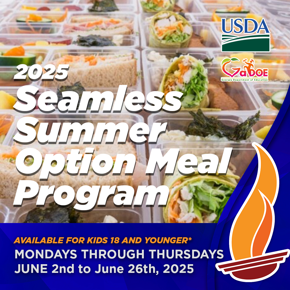 🍎 Free Summer Meals for Kids!

Newton County Schools is proud to offer the 2025 Seamless Summer Option Meal Program from June 2–26. Free meals will be available Monday through Thursday for all children 18 and under—and individuals 21 and under with a state-recognized