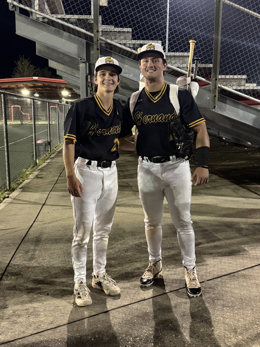 HHSTigerBSBL's tweet image. Two nights ago, Luke Romine and Preston Johnson represented the Tigers one final time in the Crossroads Diamond Club 6A/7A All-Star Game! We are proud of both of you and your years in the Tiger uniform!