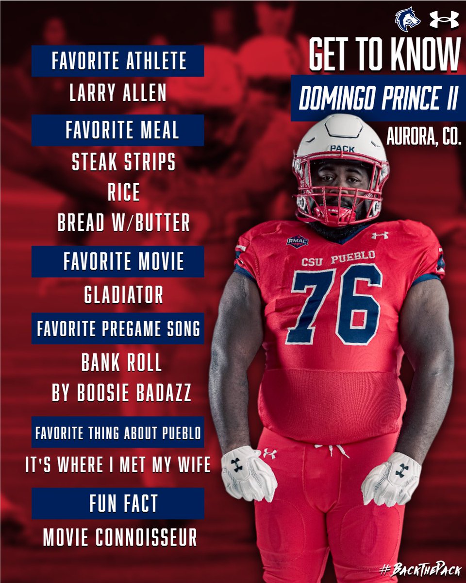 CSU Pueblo ThunderWolves (@gothunderwolves) on Twitter photo 🚨ELECTED🚨
Pack Nation — Meet your new Student Athlete Advisory Committee President, Domingo Prince II from <a href="/CSUPFootball/">CSU Pueblo Football</a> who will lead the Pack for the fall semester‼️
#BackThePack 🚨ELECTED🚨
Pack Nation — Meet your new Student Athlete Advisory Committee President, Domingo Prince II from <a href="/CSUPFootball/">CSU Pueblo Football</a> who will lead the Pack for the fall semester‼️
#BackThePack