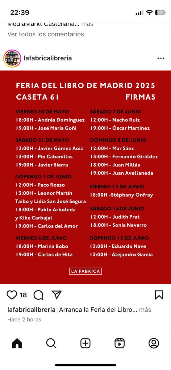 No somos más que unos teloneros de Carlos del Amor <a href="/cdelamor_/">Carlos del Amor</a>