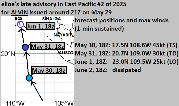 elioeFIN's tweet photo. My latest on Tropical Storm #Alvin (#01E) https://t.co/ywzYw9TGhA