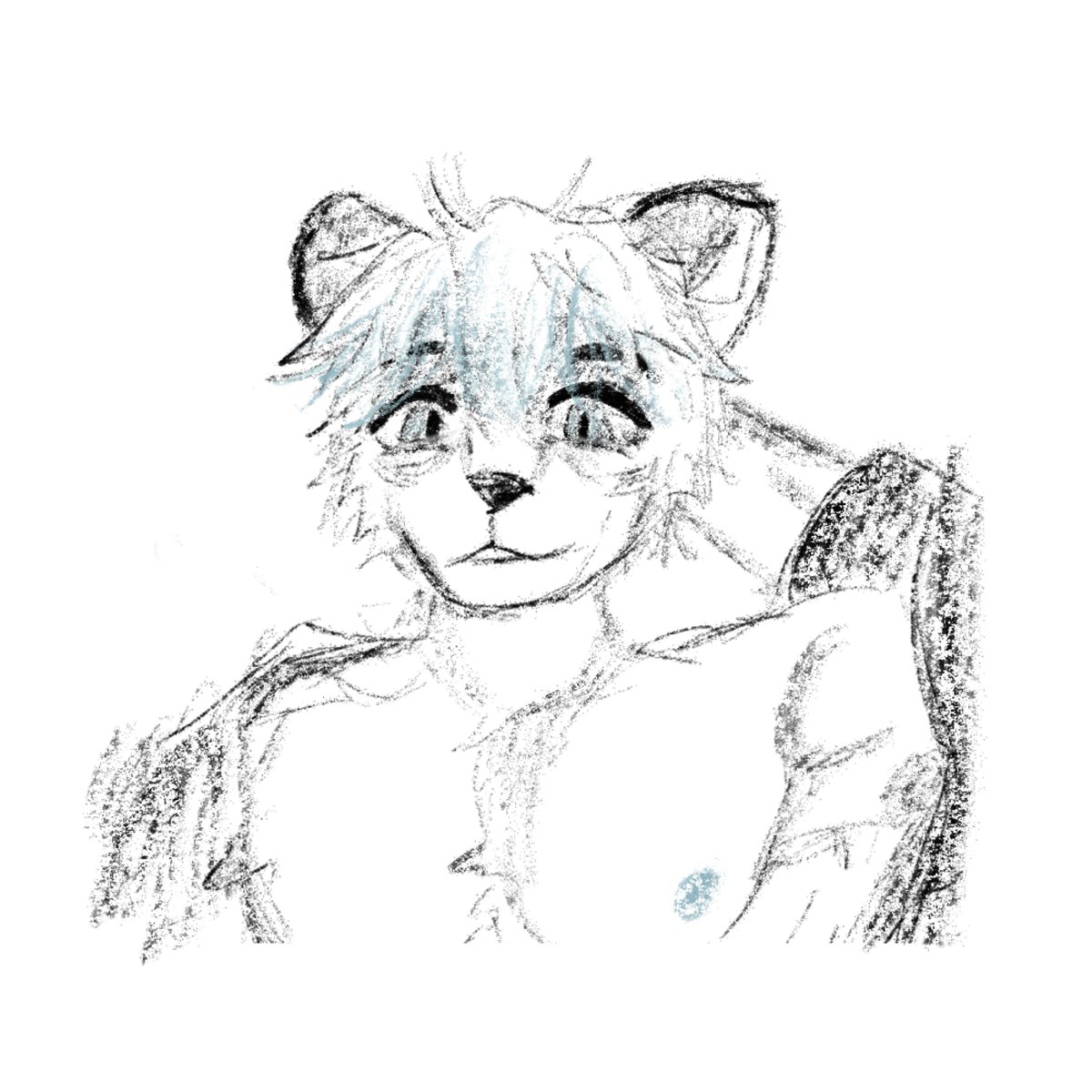 snep sketch with charcoal