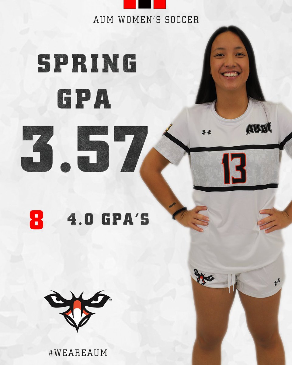 Finished out the spring term with a 3.57 GPA! 📚

#WeAreAUM