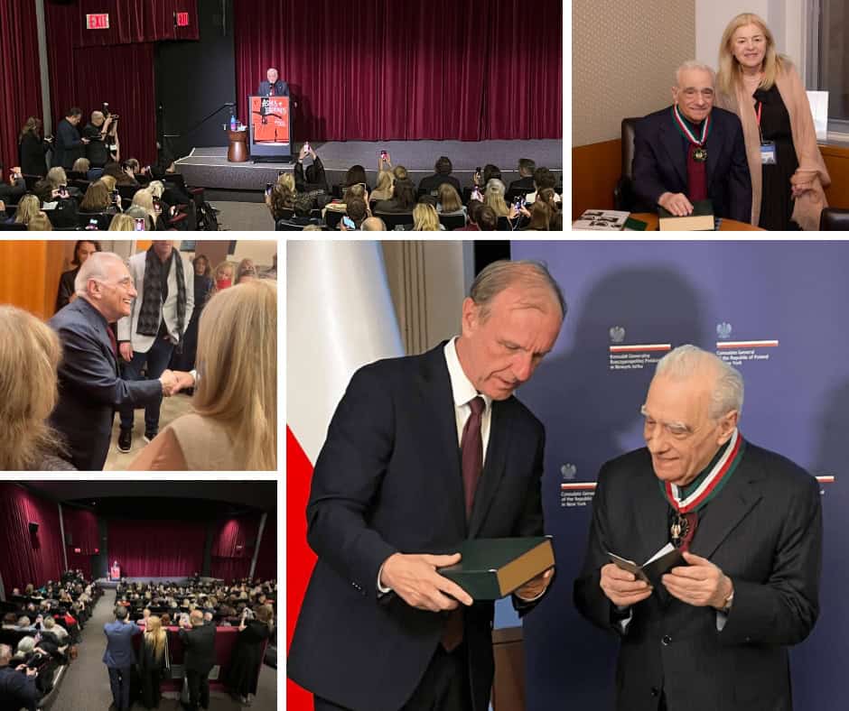 🎬 Martin Scorsese introduced Ashes and Diamonds at #NYPFF2025 to a full house at the DGA Theater!

Before the screening, he received Poland’s highest cultural honor—the Gold Medal Gloria Artis—from 🇵🇱 diplomat Bogdan Klich.
🎟 → vist.ly/3n5jjwh