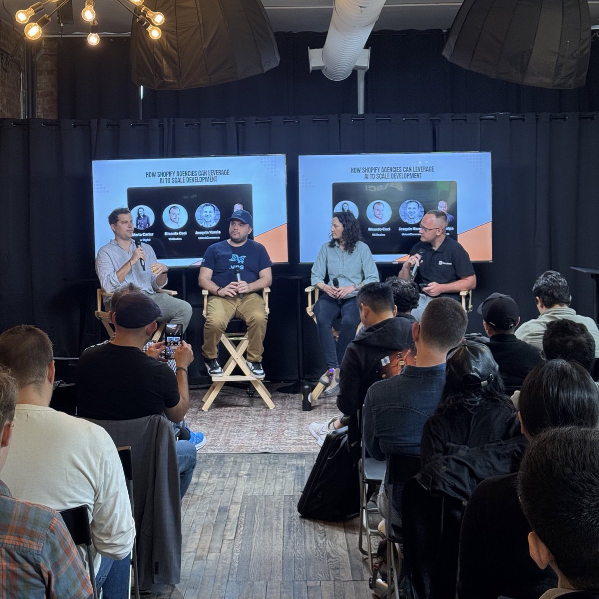 DavisPaipa's tweet image. The Libautech Shopify Editions AI side event was an absolute blast! 🚀
Huge thanks to everyone who joined us and made it unforgettable. Until next time!