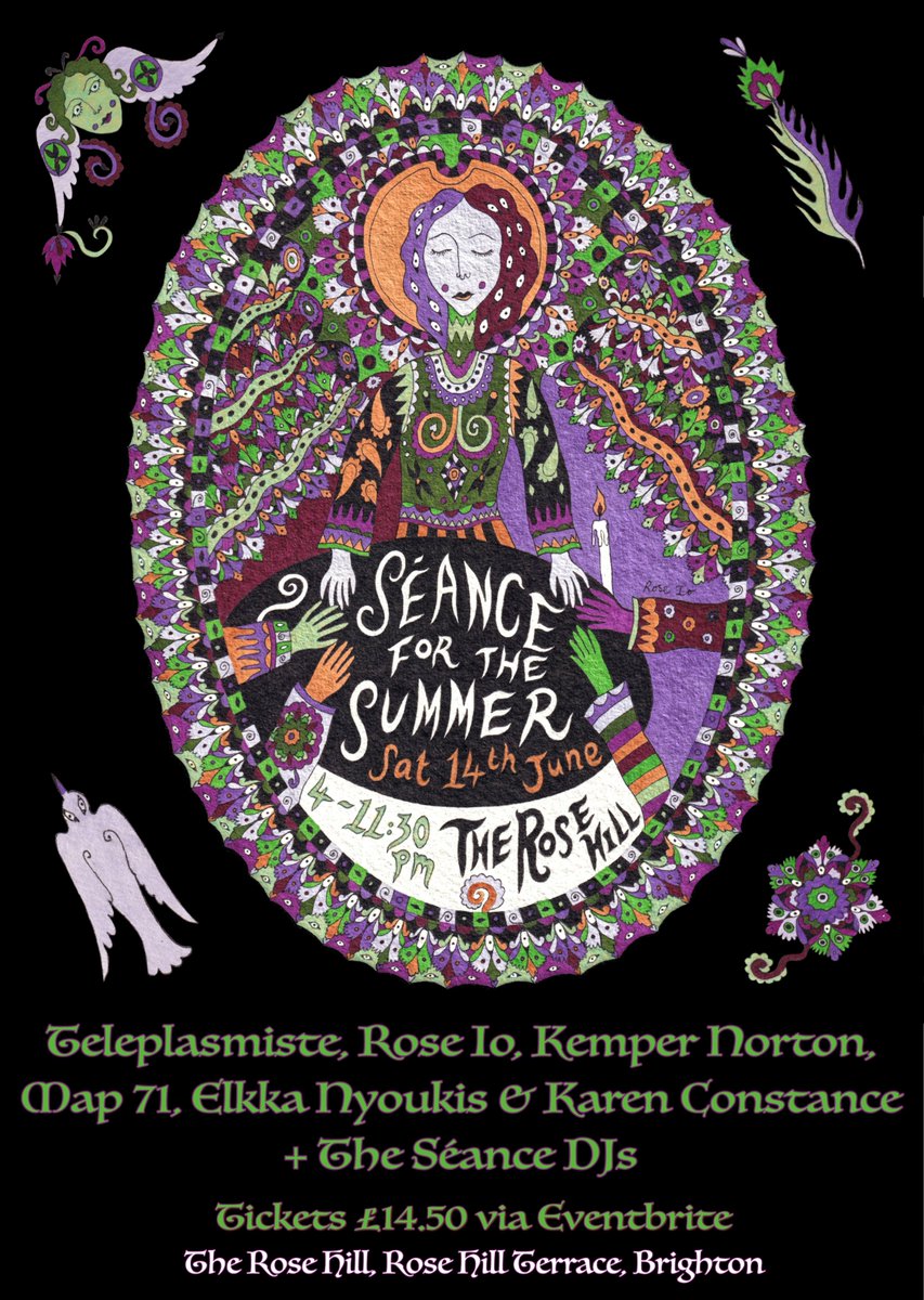 Kemper Norton, sonic gazetteer of West Country phantasms &amp; rave spectres graces the Séance for a second summoning on June 14th. The first was the stuff of feral dreams so we are muchly psyched for this. Sleep ye not for this lineup is superb. Tickets at bit.ly/3H3plHp