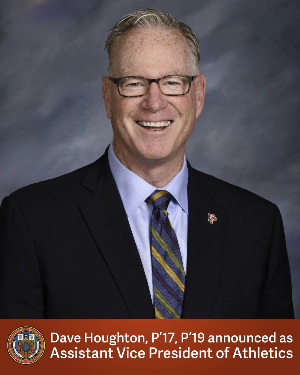 Fairfield Prep is pleased to announce Mr. Dave Houghton P’17,’19will succeed Tom Curran ’05 in leading Fairfield Prep Athletics as Asst. Vice President for Athletics, effective July 1, 2025. Dave joined Prep in 2022 as director of alumni and family engagement, where he has become