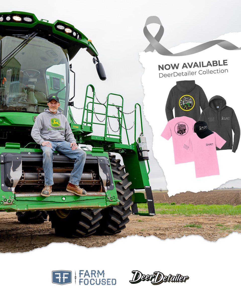 This isn’t just merch, it’s a mission!
Craig (deerdetailer on IG) is in a fight no one chooses—brain cancer.

Let’s support him and the cause through his new merch line. 100% of proceeds go to research!
 👉 farmfocused.com/deer-detailer/

🧠 #BrainCancerAwareness
💚 #DeerDetailerStrong