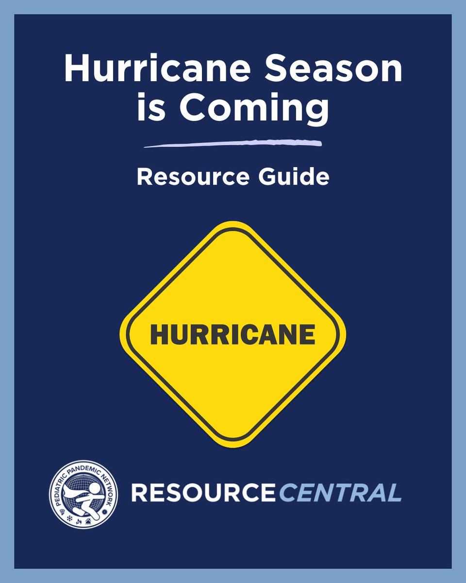 Hurricane season begins June 1st and brings with it the potential for devastating impacts. It is crucial to prepare both medical facilities and homes to mitigate risks and safeguard lives.  Visit: resources.pedspandemicnetwork.org/resource-guide…