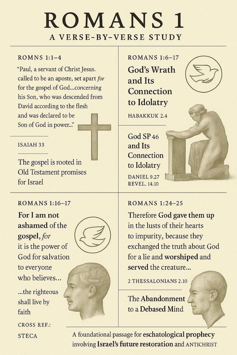 🧵 ROMANS 1 — GOD’S CASE AGAINST A REBELLIOUS WORLD

Not Paul’s opinion.
Not political commentary.
This is God’s inspired indictment of humanity’s rejection—and the divine response.

📖 Romans 1:1–2

Paul, a servant of Christ Jesus, called to be an apostle, set apart for the