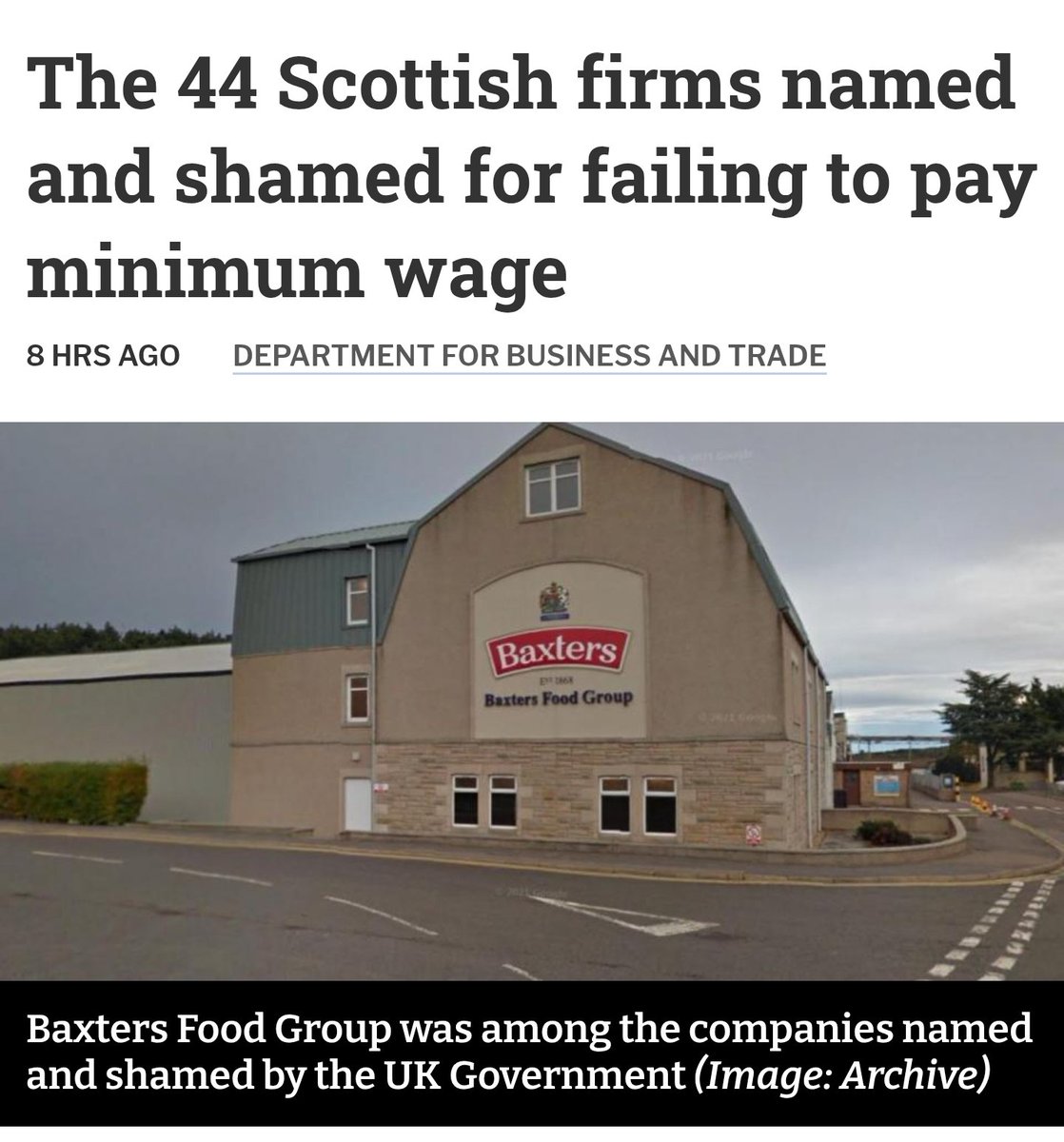 Yet they managed to find £10,000 to donate to the Better Together campaign. They say that they are "inherantly British" and told their staff to vote No. I've boycotted them ever since.